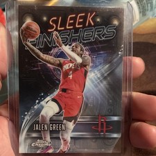 Topps Chrome 2025-26 Sleek Finishers Jalen Green Houston Rockets NBA SF-6