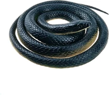 Realistic Rubber Fake Snake Toy 50 Inch Mamba for Garden Props and Practical Jok