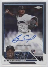 2023 Topps Chrome Update Auto George Soriano #AC-GSO Auto o1w