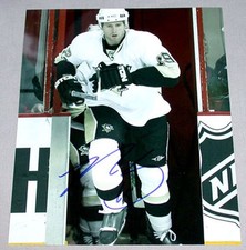 Official  NHL  Pittsburgh Penguins Ryan Whitney  Signed 8x10 Hockey Photo