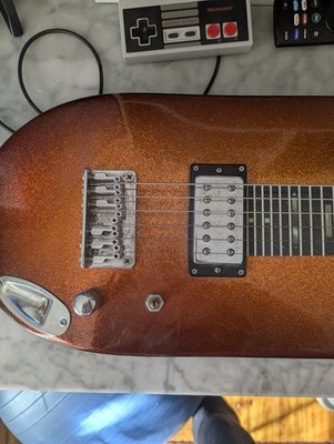 Peavey Power Slide Electric Lap Steel Guitar Brown 6 String 12 Frets