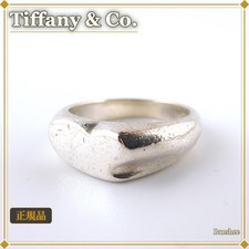 TIFFANY & Co. Elsa Peretti Open Heart Ring Sterling Silver 925 Authentic Japan