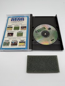 SEGA Joe Montana's NFL Football (Sega CD, 1993 NTSC-U/C) Case Disc Manual