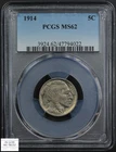 1914 Buffalo Nickel 5C PCGS MS 62