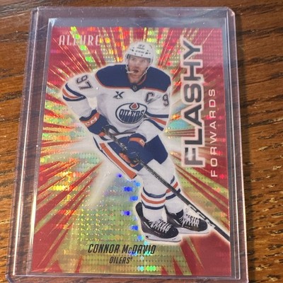 Upper Deck 2025-26 Allure Connor McDavid Flashy Forwards FF-6 Red Spectrum /399