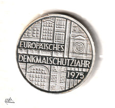 West Germany 5 D-Mark 1975 F European Year of Monument Protection Proof 645