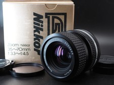 Nikon Zoom-Nikkor 35-70mm f/3.3-4.5 Ai-S MF Lens in Box From JAPAN #J281