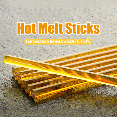 Hot Melt Glue Sticks 7mm/11mm Yellow Strong Glue Gun Sticks Craft Adhesive