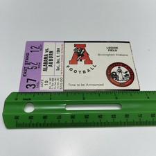 Auburn Vs Alabama Ticket Stub 12/1/1984 Iron Bowl