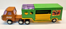 Vintage Buddy L COE Semi with Horse Trailer.