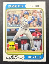 2023 Topps Heritage #150 Vinnie Pasquantino RC Kansas City Royals