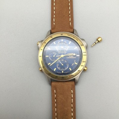 Vintage Citizen Mens Chronograph Watch 38mm Two Tone 6850-G80272