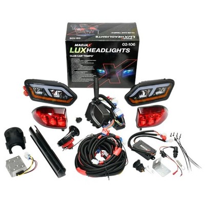 MadJax Club Car Tempo 2018-Up Golf Cart LUX Ultimate Light Kit Plus | 02-106