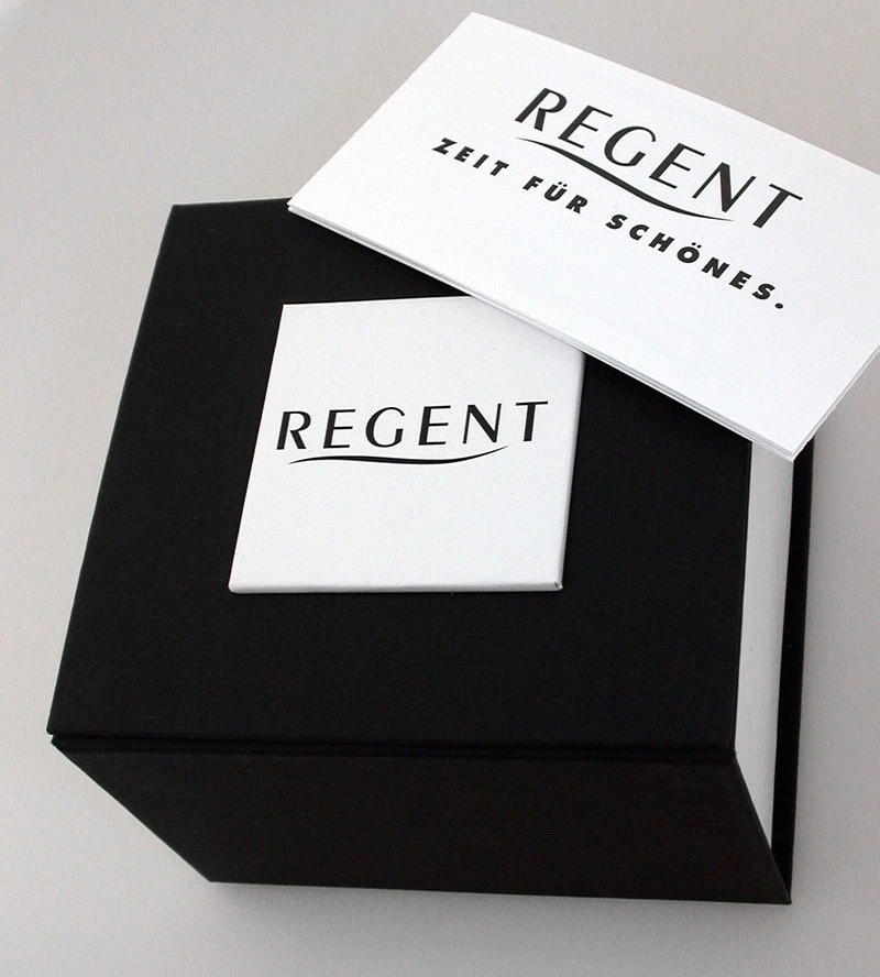 Modern elegante Regent BA-724 Edelstahl SOLAR 39 mm Herrenuhr UVP* 158,00 EUR - Bild 3 von 3