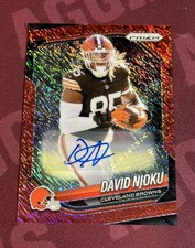 ‼️2025 Panini Prizm David Njoku Auto #18/35 Cleveland Browns