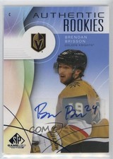 2024-25 Upper Deck SP Game Used Authentic Rookies Blue Brendan Brisson Auto 7mu