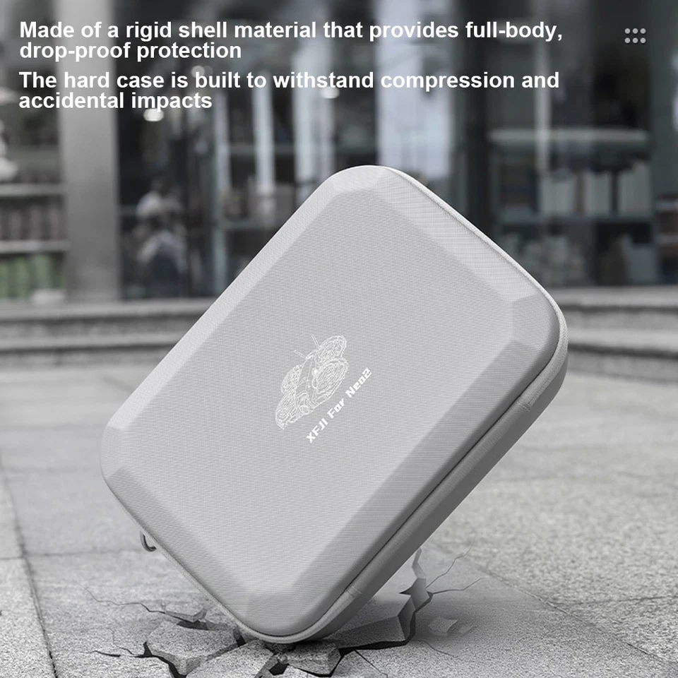 Storage Bag Carrying Case for DJI Neo 2 Fly More Combo EVA Travel Bag Accessory - Image 3 of 4