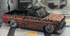 Hot Wheels 83 Chevy Silverado CUSTOM Wheel Swap W/ Rubber Tires
