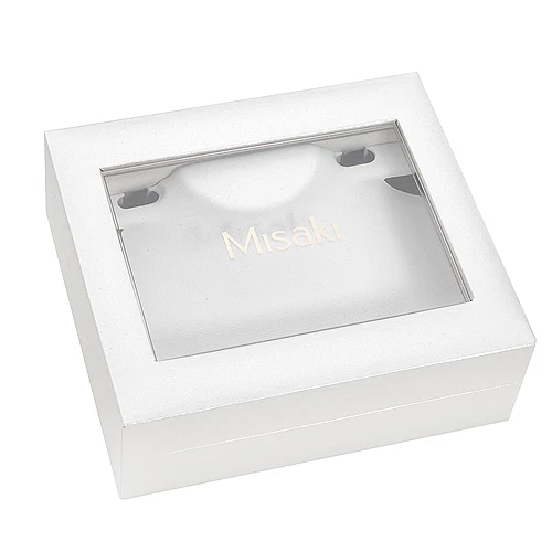 MISAKI Beautiful Beaded Necklace With Simulated gem in Stainless steel 16" - Image 4 of 4