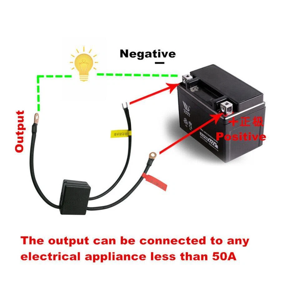 Interruptor de apagado aislador desconexión batería control remoto doble inalámbrico para motocicleta Foto 3 de 4