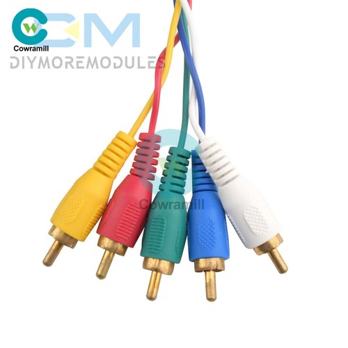 HDMI Male to 5 RCA RGB YPbPr Audio AV Component Convertor Cable Lead MF - Picture 5 of 13