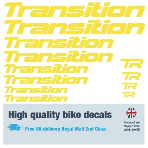 Transition bike labels / decals / stickers, 5+ years external quality (27 pack) - Picture 11 of 16