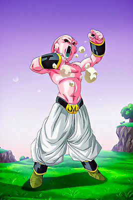 Majin Buu Streetwear anime design for dragon ball Poster for Sale by  WahomeV