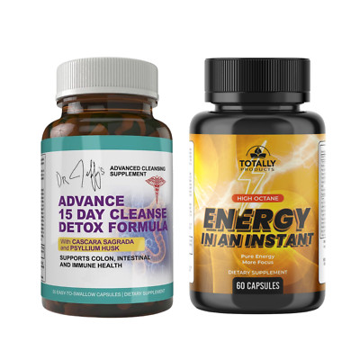 Colon Cleanse Detox Immune Support Energy Boost Brain Health Memory Supplement