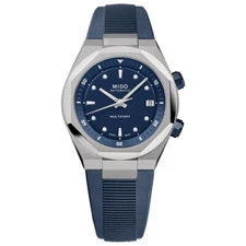 Mido Multifort 8 Two Crowns 40mm Blue Dial Men's Watch M0475071704100