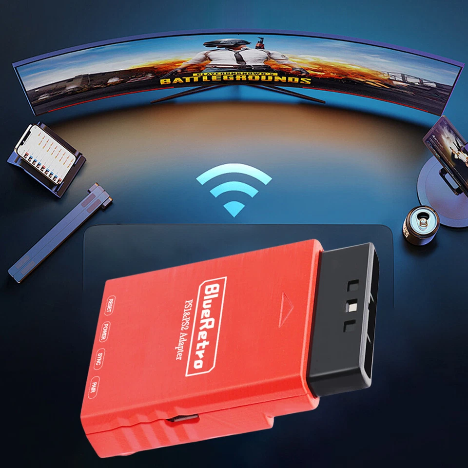 Wireless Game Controller Converter Joystick Adapter for PS2/PS1 Game Console - Image 3 of 4