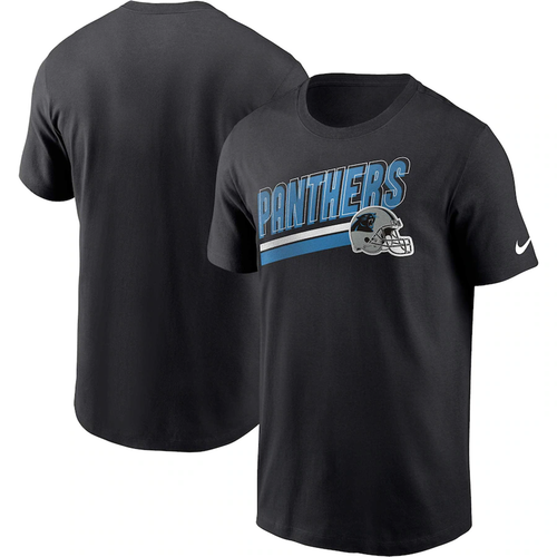 Carolina Panthers Mens Nike Blitz Helmet Short Sleeve T-Shirt - XL & Large - NWT