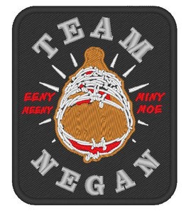 One Embroidered Walking Dead Team Negan Patch With Lucille Ebay