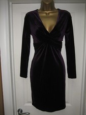 H&M Velvet Dress Sz 12 Bodycon BNWT