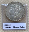 High AU 1880 P Morgan Dollar  - Lightly Circulated AU with Cleaning