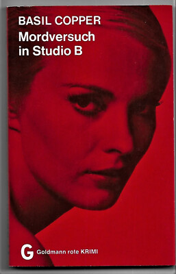 Basil Copper  Mordversuch in Studio B   Goldmann Krimi von 1974 T.b.