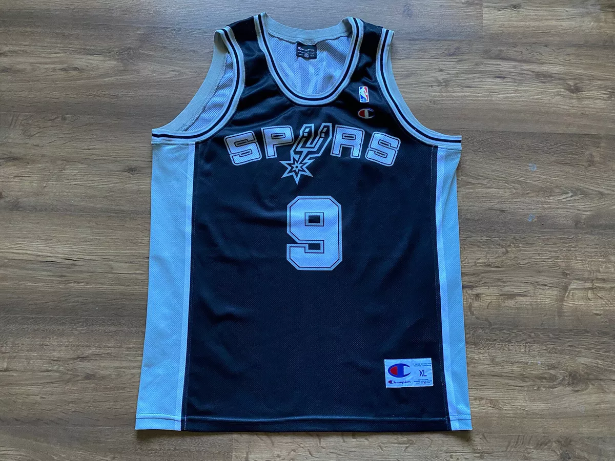 NBA SAN ANTONIO SPURS BASKETBALL SHIRT JERSEY CHAMPION 9 TONY PARKER