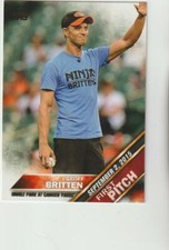 2016 Topps First Pitch #FP-14 Geoff Britten card, 