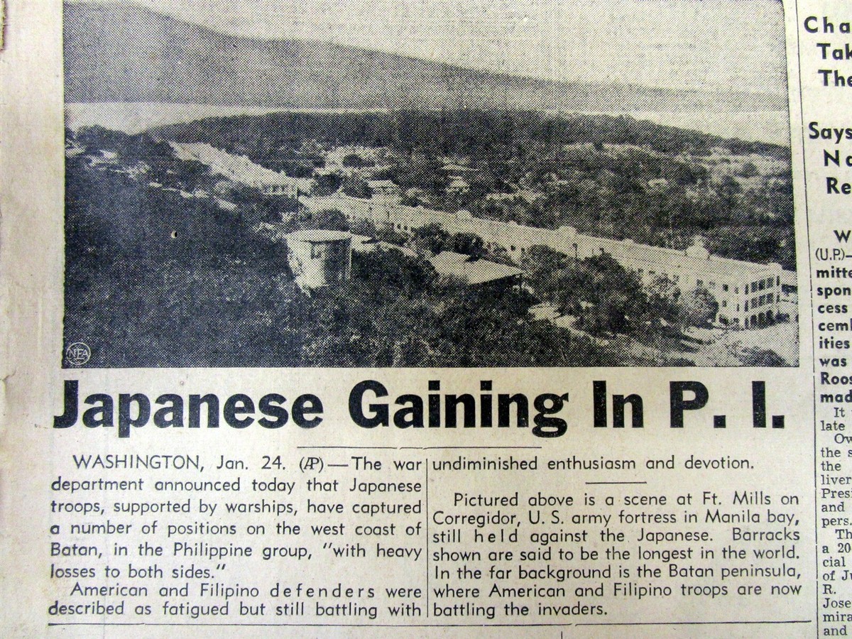1942 Honolulu HAWAII WW II newspaper JAPAN captures & occupies THE