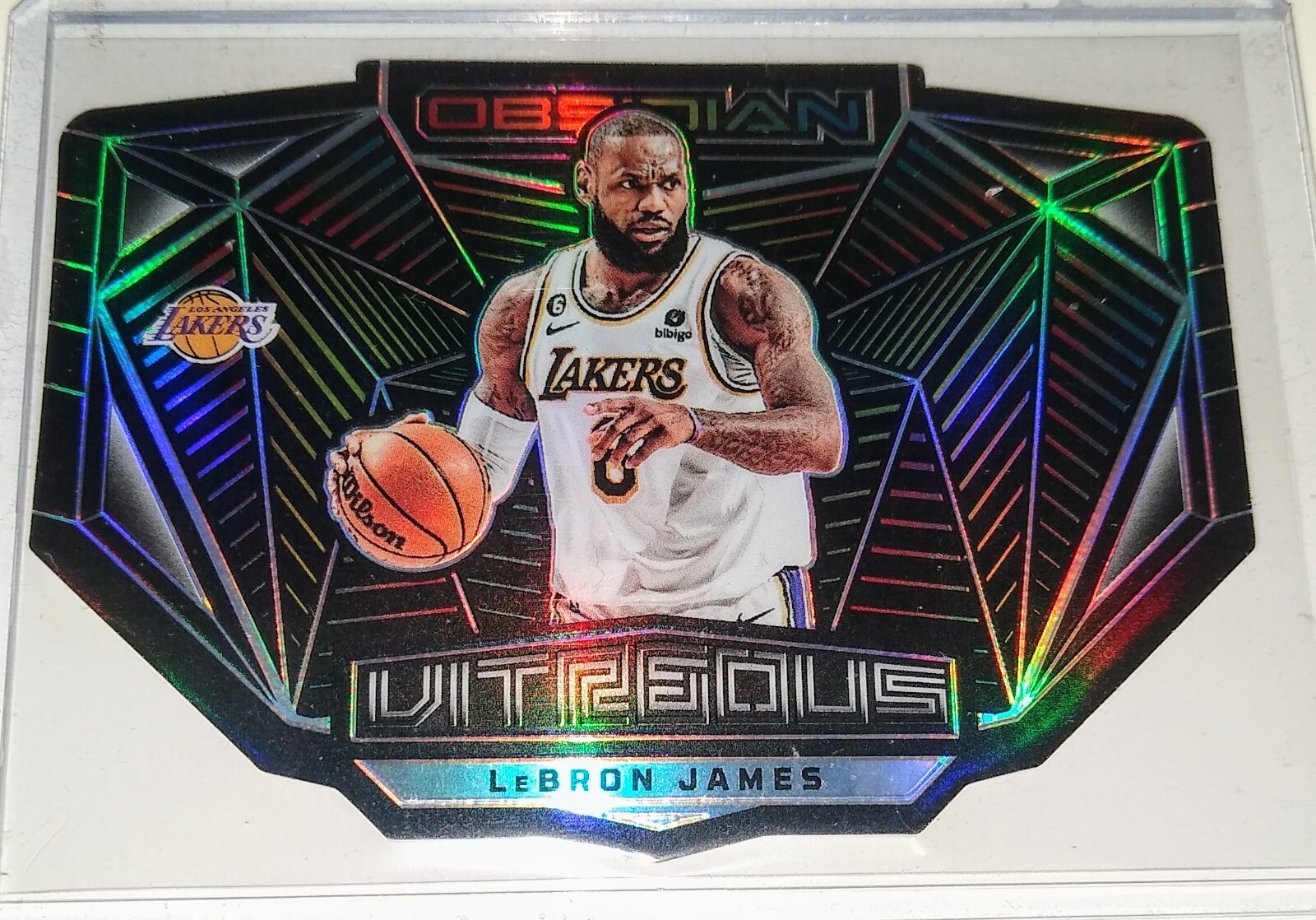 2022-23 Obsidian LeBron James Vitreous Case Hit Ultra Rare SHARP Die-cut SSP