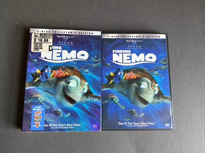 Finding Nemo (DVD, 2003, 2-Disc Set) W/ Slipcover And Insert Free Shipping D10