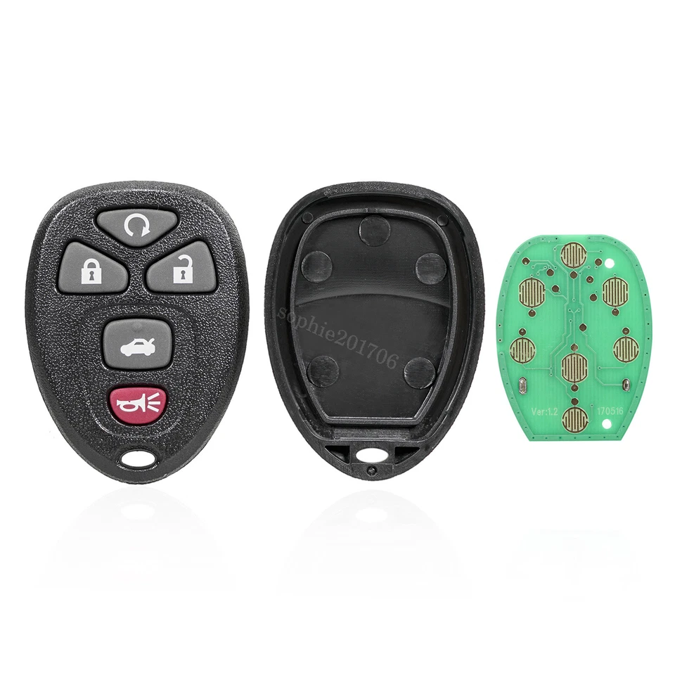 2 botones de control remoto para Pontiac Grand Prix 2005 2006 2007 2008 Foto 2 de 4