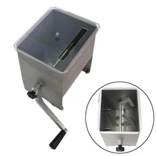 Meat Mixer Household Manual Sausage Blender Grinder with Stainless Steel Hopper