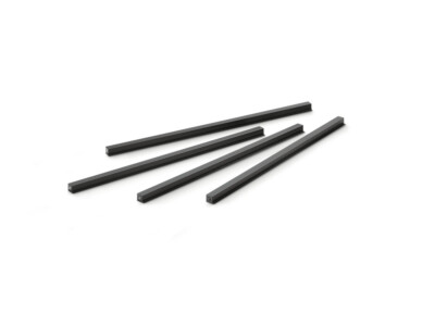 NABER 8051023 Cubo Streben Set 600, Regalsystem, schwarz matt