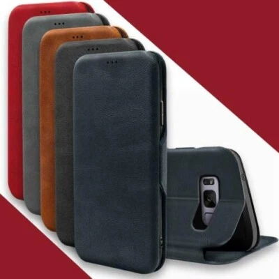 Coque pour Samsung Galaxy S8 I S8 + Sac Rabattable Robuste Slim Autour Housse - Photo 1/4