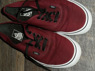 maroon color vans
