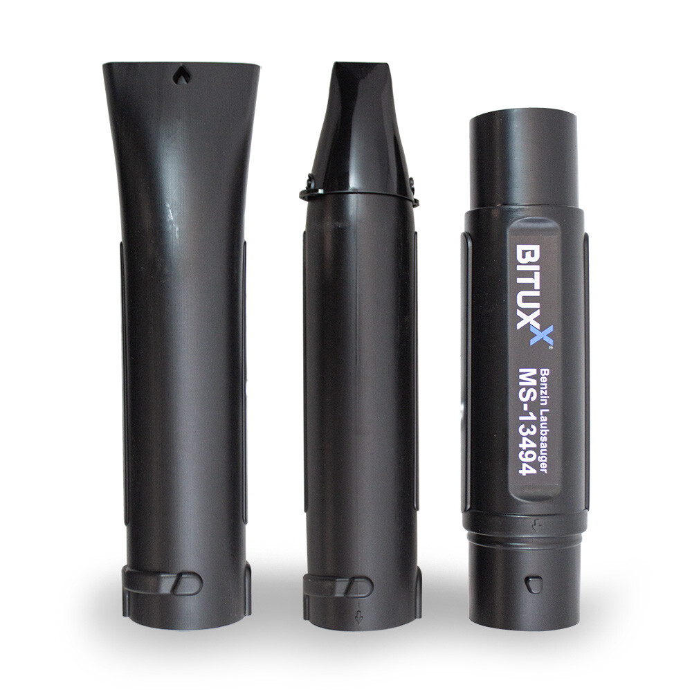 BITUXX Benzin Laubsauger 3in1 - Laubbläser & Häcksler Mit 1 PS Motor Und 50L Fangsack