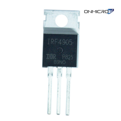 2 Stück IRF4905 P-FET -55V -74A 20mOhm -4,5V Logiclevel LL TO-220-3