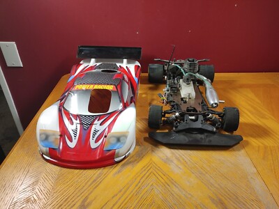 1/8 Nitro On Road Vintage Power Racing XR80 Rc Car Untested Needs ...