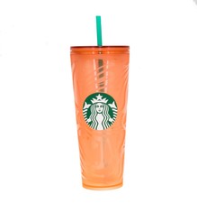 orange starbucks tumbler