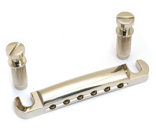 Gotoh Nickel Stop Tailpiece w/SAE Studs for USA Gibson® LP/SG Guitar TP-0400-001